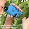 60-120x Pocket Microscope Electric Mini Microscope With LED Light Portable Children Microscope With Specimens For Kids Students Observation