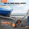 VEVOR Adjustable Trailer Dolly, 1000lbs Tongue Weight Capacity, Carbon Steel Trailer Mover with 19''-26'' Adjustable Height & 2'' Ball, 16'' Pneumatic