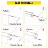 VEVOR RV Awning 16' Camper Awning Fabric, Trailer Awning Canopy Patio Camping Car Awning, Durable 15oz Vinyl Roller Tube for RV, Van, SUV, Patio Awnin