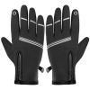 1Pair Winter Gloves Touchscreen Thermal Windproof Fleece Lined Gloves