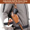 Shoulder Holster With Adjustable Straps Magazine Holder Vertical PU Leather Gun Holster For Concealed Carry Fit For M1911 Glock Sig Sauer